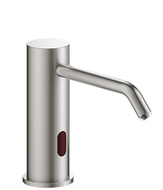 Automatic soap dispenser brushed nickel