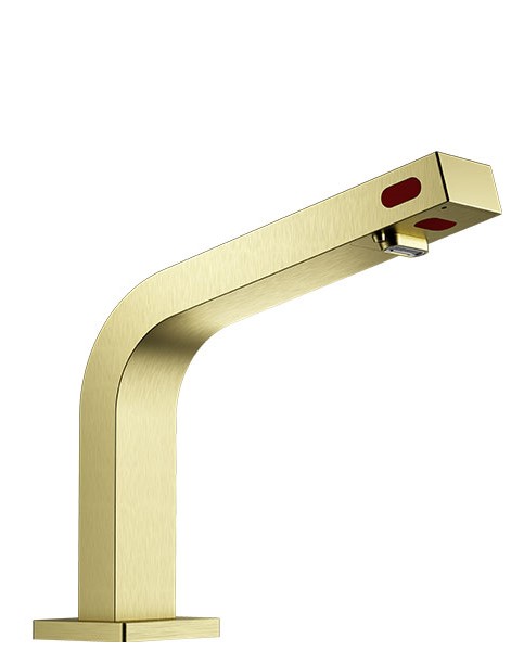 brushed gold soapand water dispenser